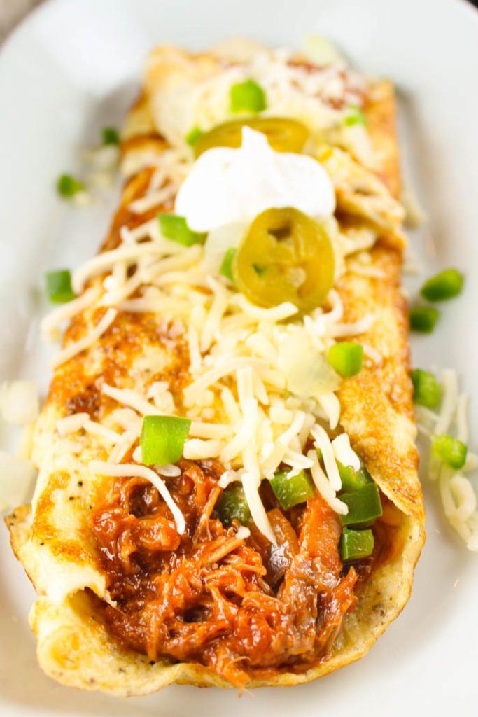 Pulled Pork Omelette