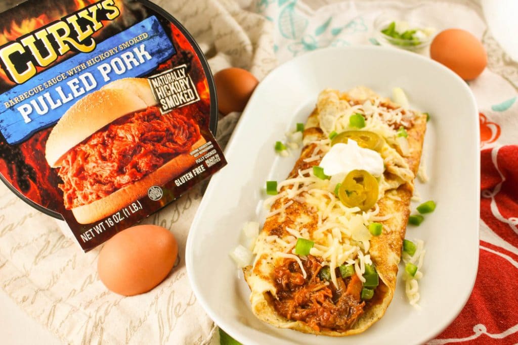 Pulled Pork Omelette