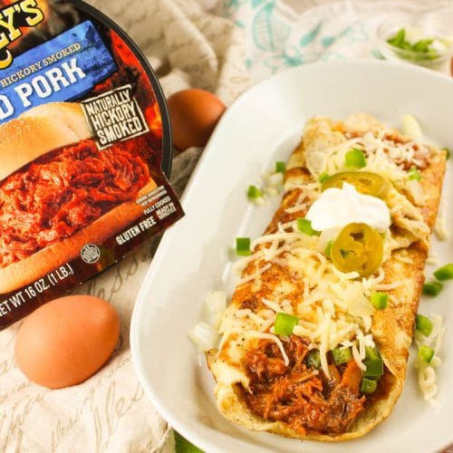 Pulled Pork Omelette