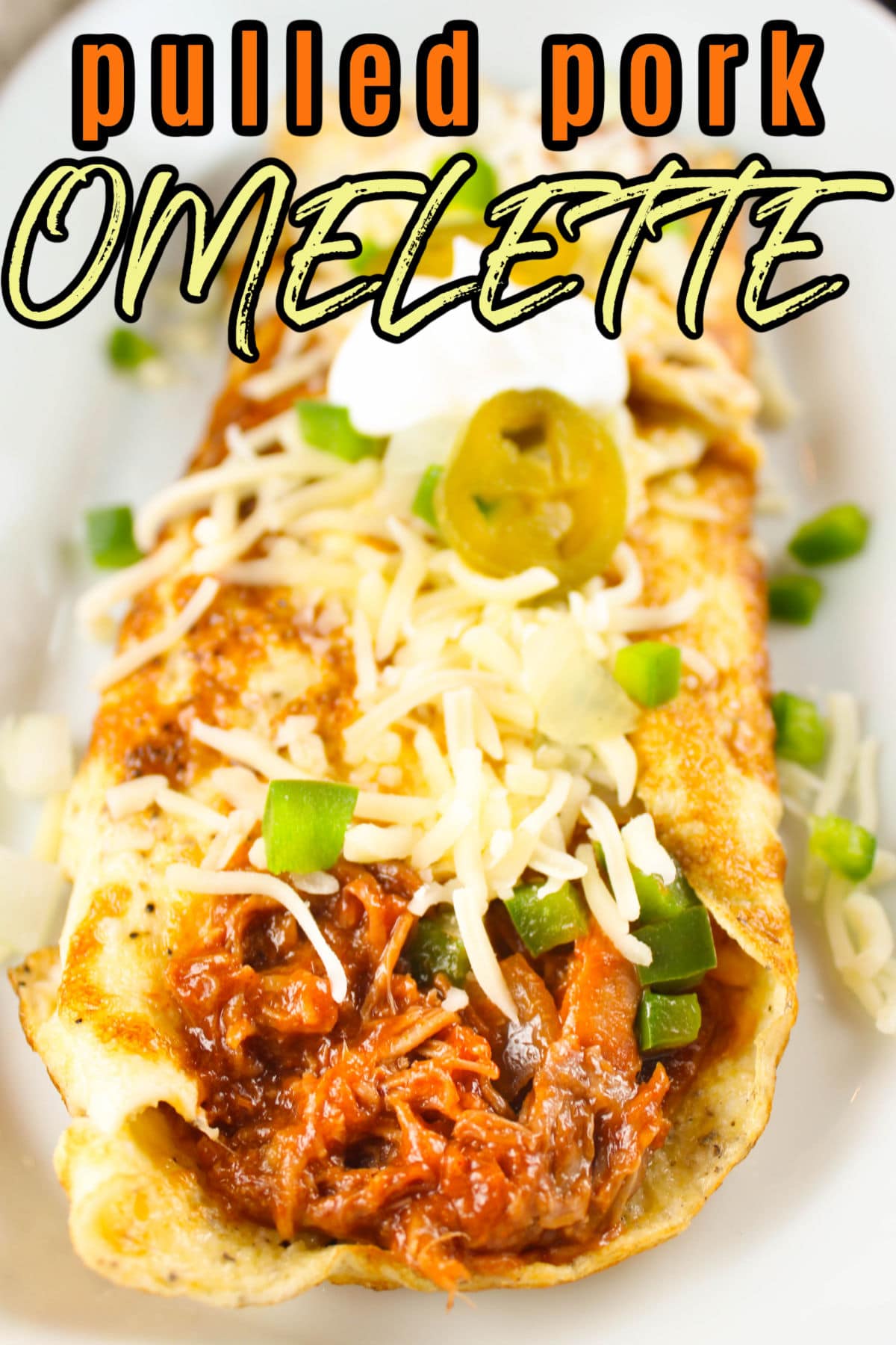 This BBQ Pulled Pork Omelette is a new favorite breakfast recipe in our house! Meaty, sauce, spicy- so much deliciousness! And if you've never made an omelette - no worries - I can walk you through it! So easy!  via @foodhussy