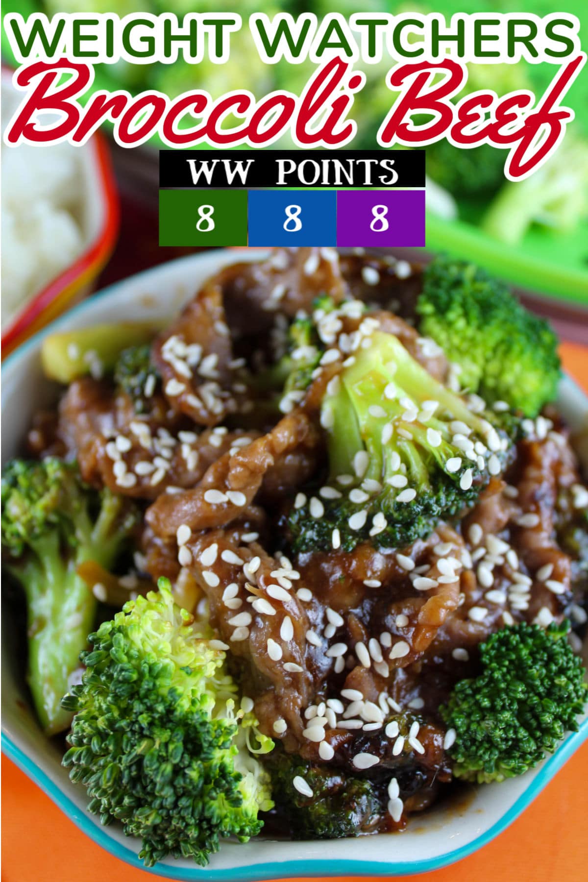 This Weight Watchers Beef & Broccoli has a rich homemade teriyaki sauce and loads of fresh broccoli! This has quickly become a favorite because you can make it in about 10 minutes.  via @foodhussy