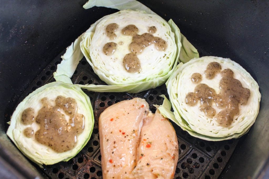 Air Fryer Cabbage Steaks