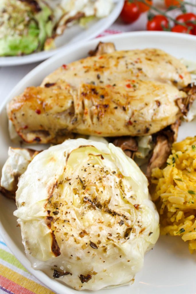 Air Fryer Cabbage Steaks