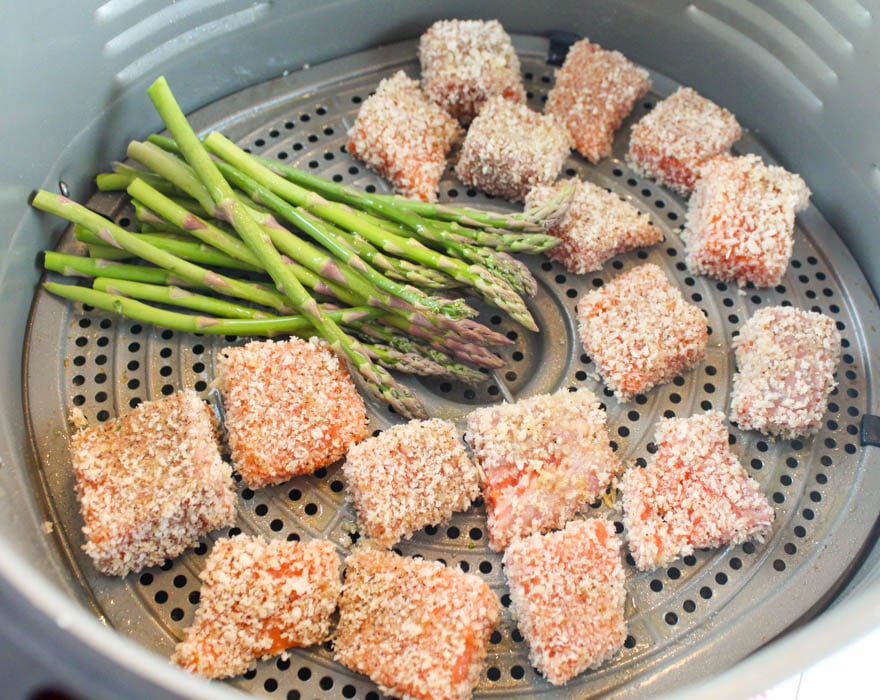 Air Fryer Salmon Nuggets