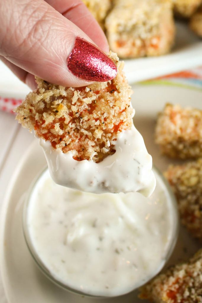 Air Fryer Salmon Nuggets