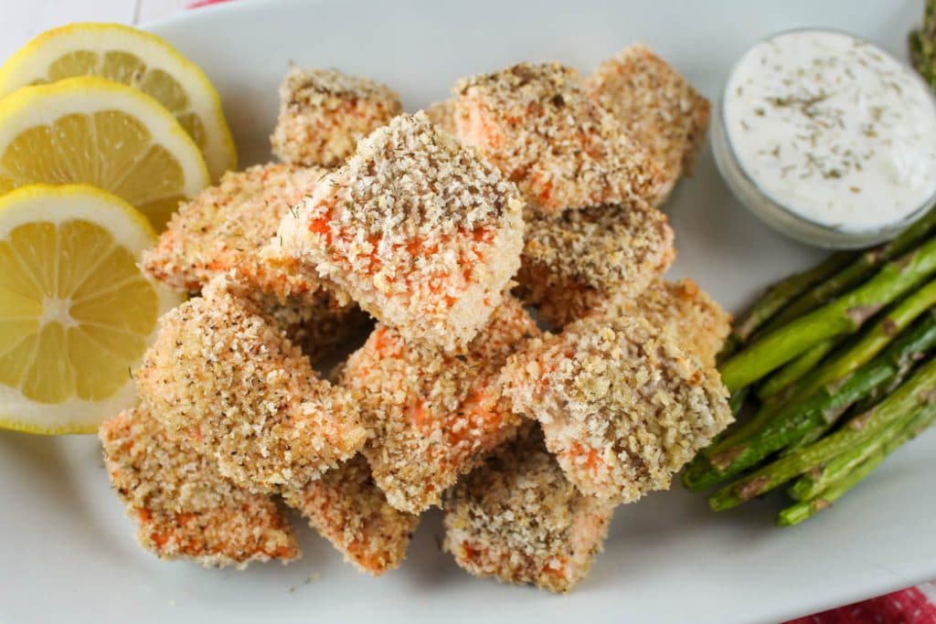 Air Fryer Salmon Nuggets