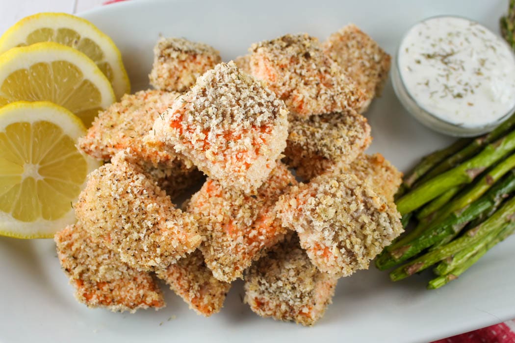 Air Fryer Salmon Bites