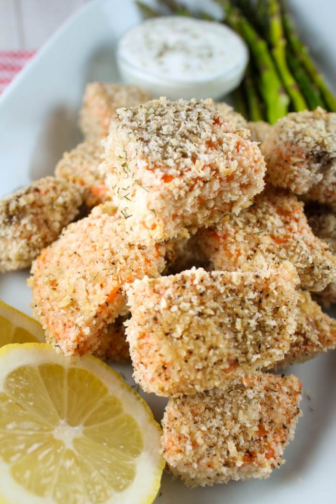 Air Fryer Salmon Nuggets