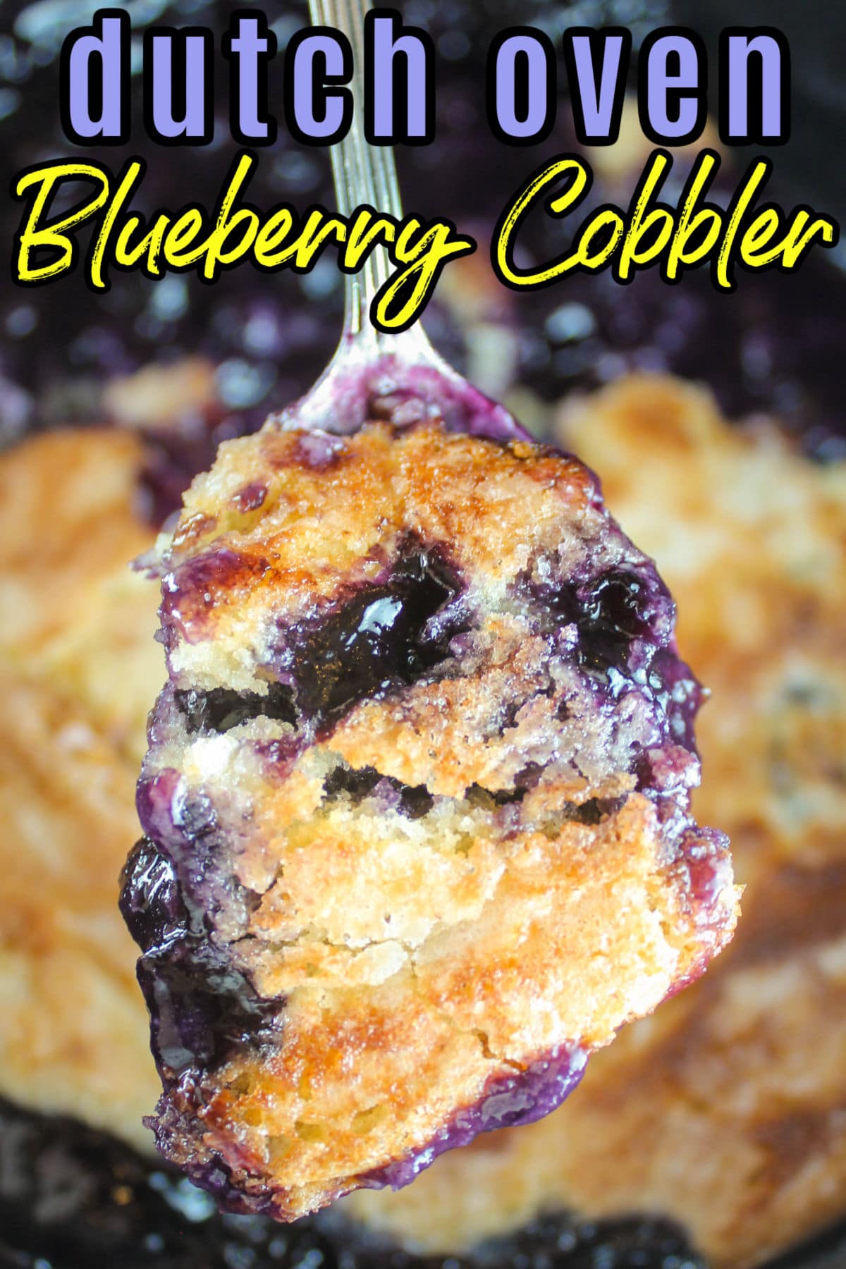 Dutch Oven Blueberry Cobbler is such a decadent dessert – but it’s also SO EASY!!! You can easily make this in the oven – just be sure you’ve got vanilla ice cream in the freezer – because everybody is going to gobble it up! via @foodhussy