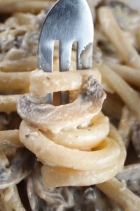 Copycat Olive Garden Creamy Mushroom Sauce - The Food Hussy