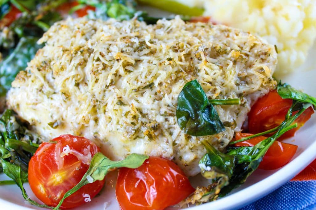 Parmesan Baked Cod