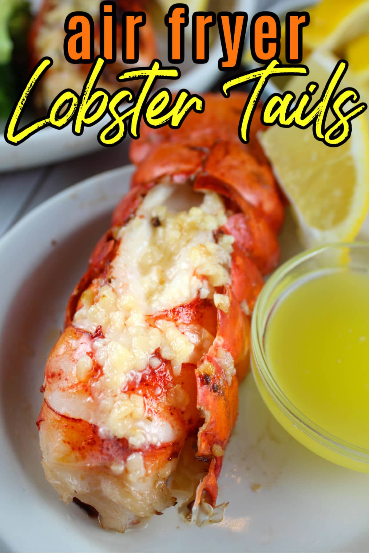 Air Fryer Lobster Tails are a new favorite in my house! I never knew it could be SO SIMPLE! I always thought of Lobster as such a fancy dish - I just never realized it was simple! A little snip snip - then a little butter and garlic - air fry and done! Plus - it's on the table in under 10 minutes!  via @foodhussy