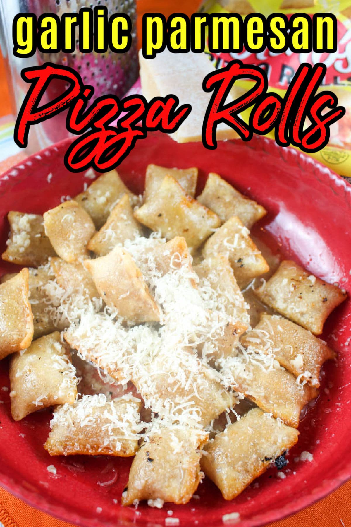 Pizza rolls in the air fryer are a game changer when it comes to snack foods! I took these pizza rolls and knocked them out of the park by tossing them in garlic parmesan butter! (I saw it on the Instagram!)  via @foodhussy