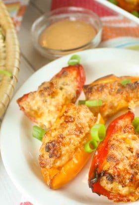 Air Fryer Stuffed Mini Peppers