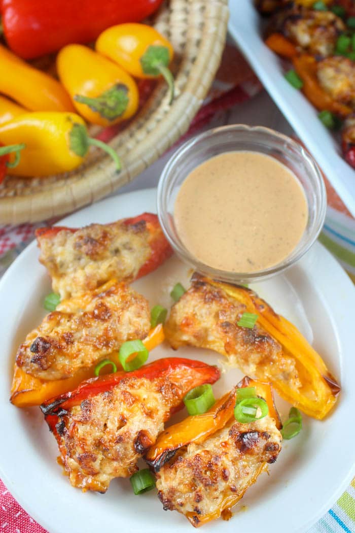 Air Fryer Stuffed Mini Peppers The Food Hussy