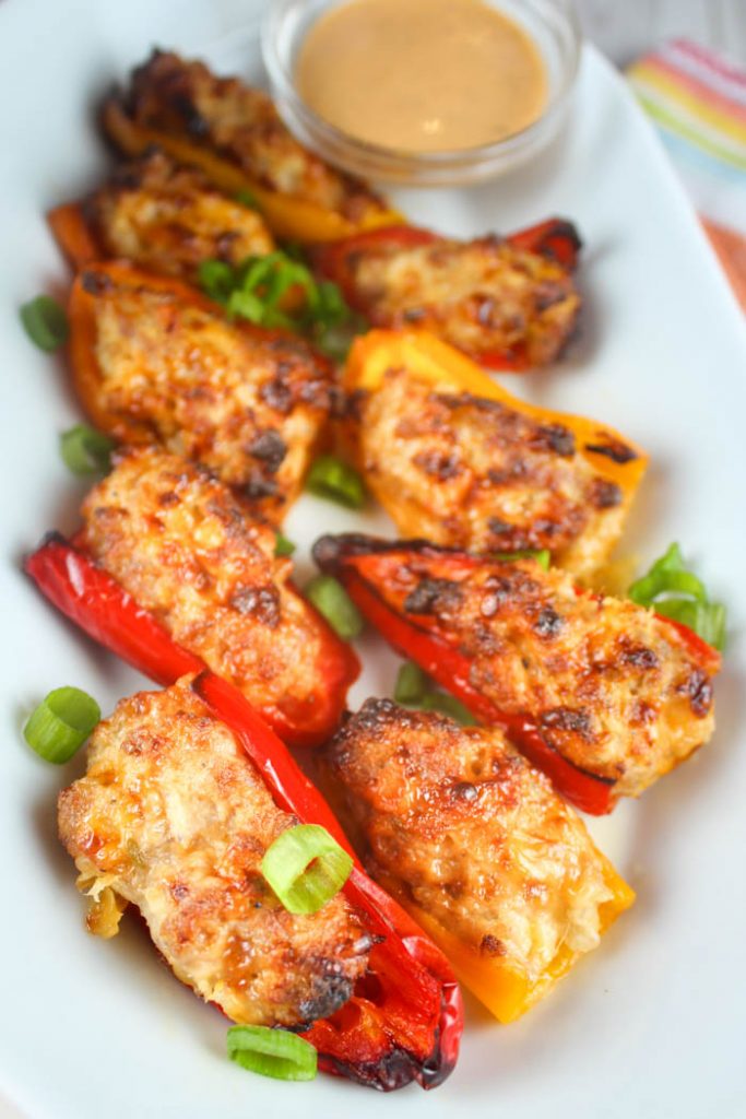 Air Fryer Stuffed Mini Peppers