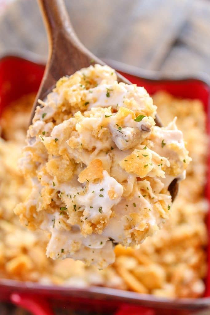 Ritz Cracker Chicken Casserole
