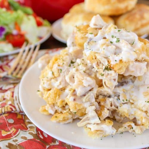 Ritz Cracker Chicken Casserole