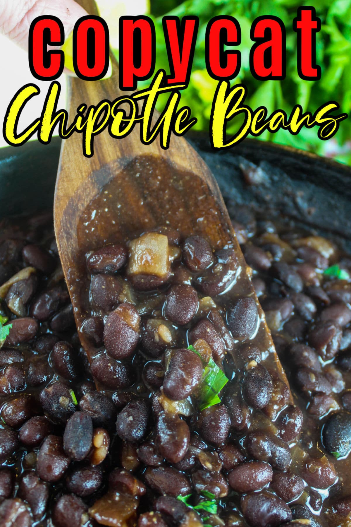 These Copycat Chipotle Black Beans will have you making burrito bowls at your house like a pro! They're easy to make too - just adding a few ingredients will make these beans so much tastier than black beans on their own! via @foodhussy