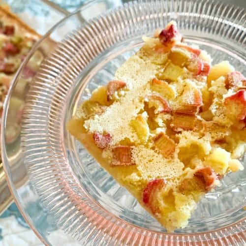 rhubarb dream bars