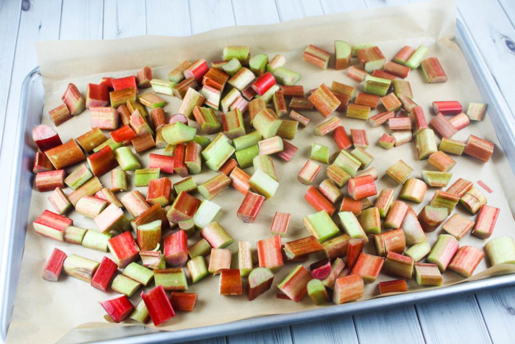 how to freeze rhubarb