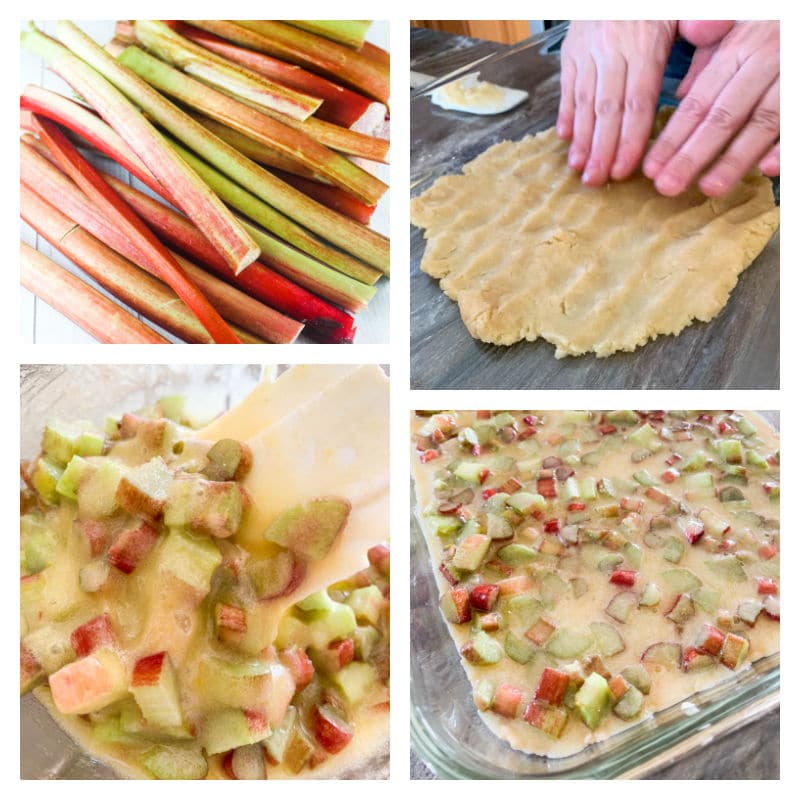 rhubarb dream bars