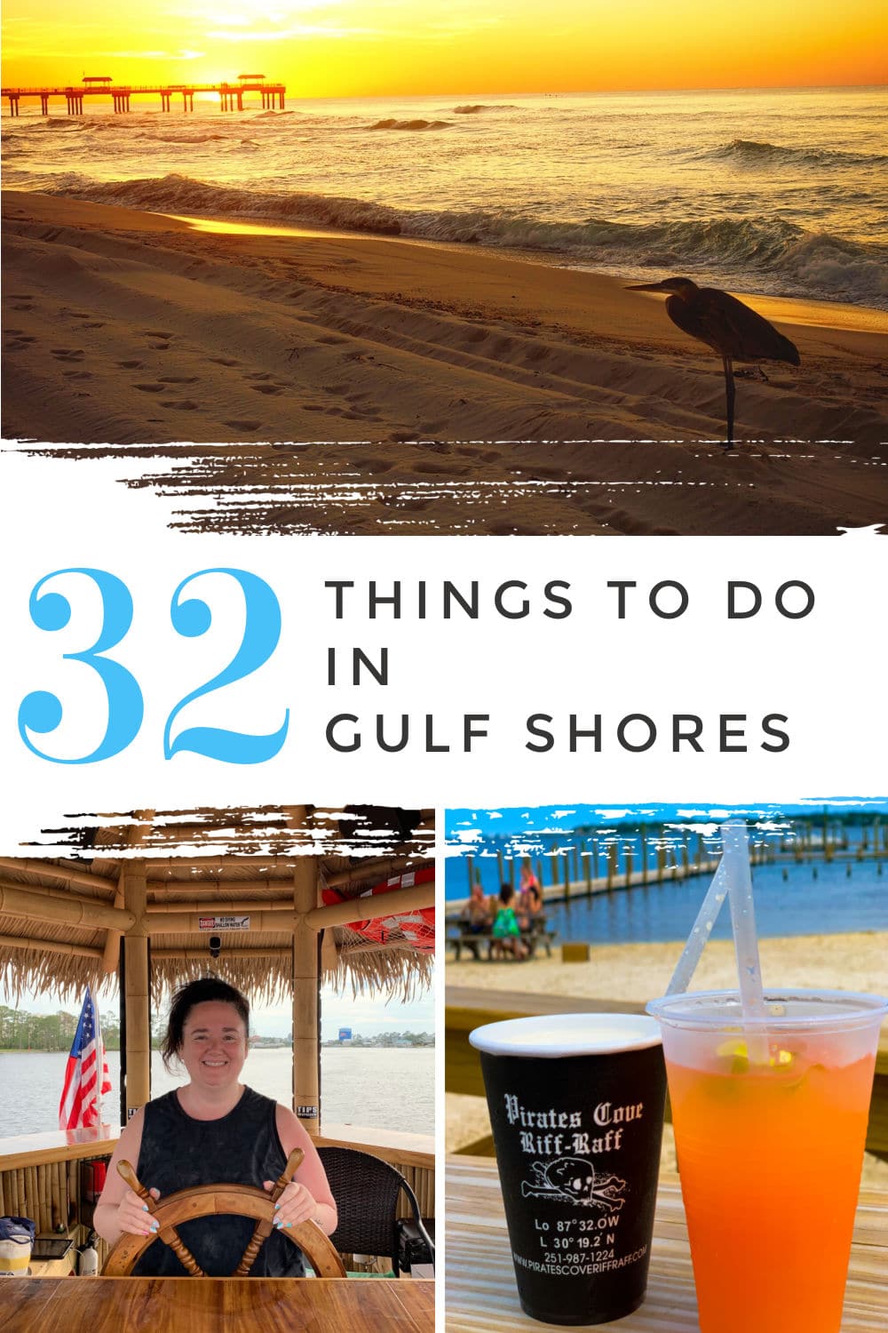 When you're planning your visit to Gulf Shores, here are 32 things to do for folks of all ages! I've been a few times, and will keep going back - it's so much fun! Whether you want to fish, beach, eat, drink or see the sites - I've got it on the list. This is a checklist of the best things to do on your vacation: via @foodhussy