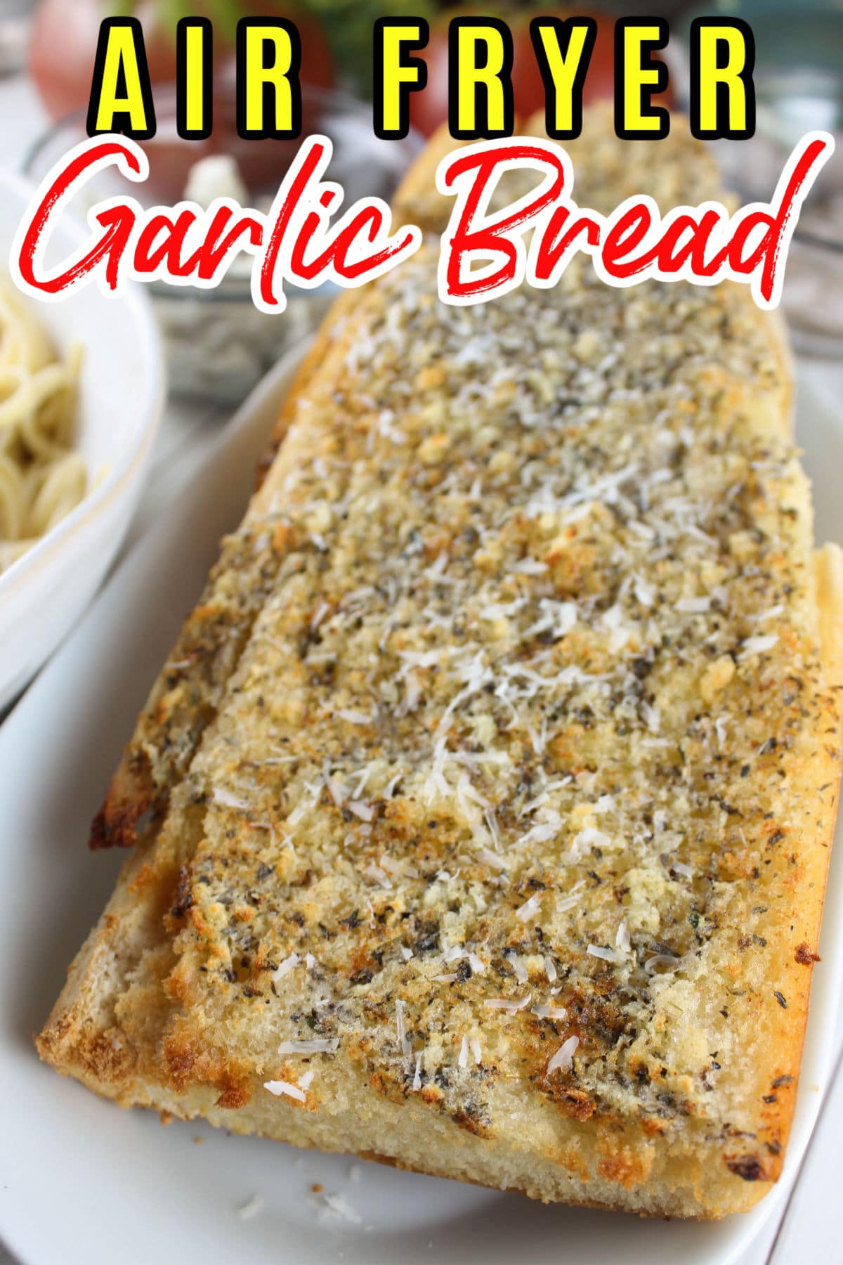 Air Fryer Garlic Bread is so easy and delicious!! I promise you will never ever buy the premade kind again! It's crazy simple and cheap - and it's ready in less than 5 minutes. How can you improve on that? Plus ++ I have a SECRET ingredient - you'll love it!  via @foodhussy