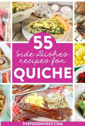 55 side dishes for quiche