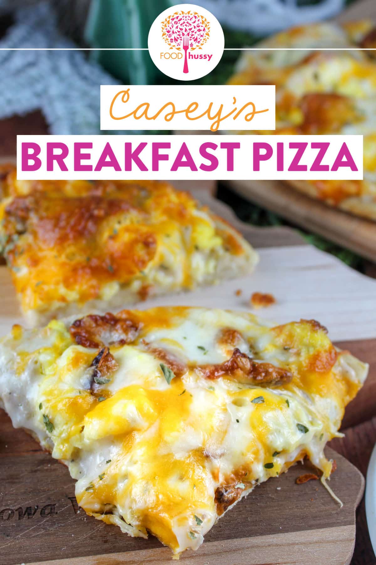 Yum! Casey's General Store is known for their tasty breakfast pizzas. Now you can make a copycat version of Casey's Breakfast Pizza with this recipe. via @foodhussy