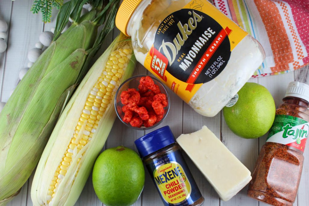 ingredients for Elote