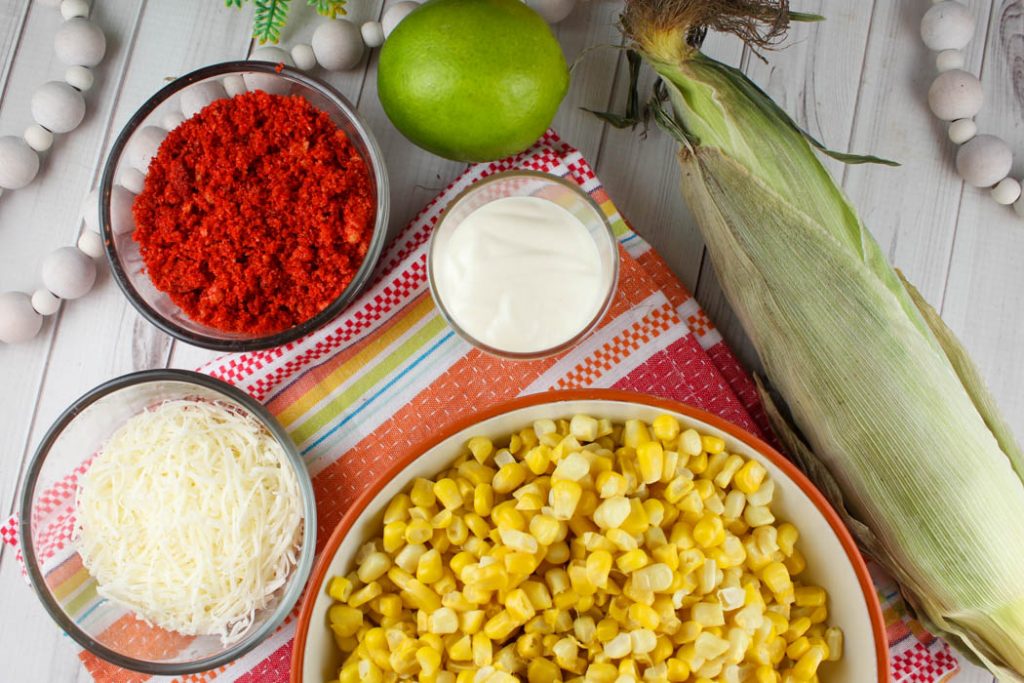 Elote ingredients