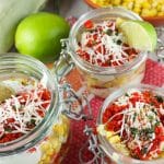 Elote (Mexican Corn) in a cup