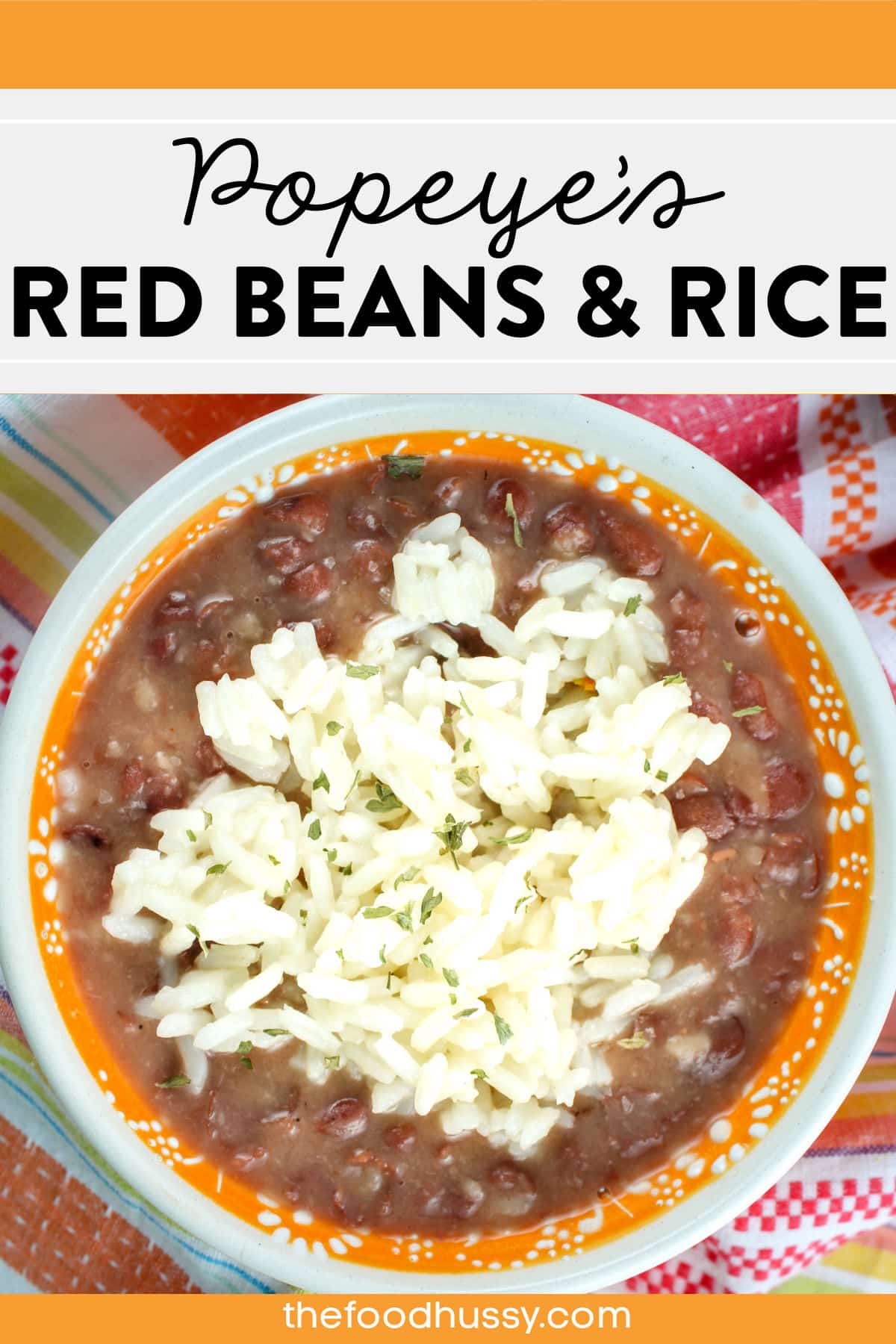 Popeye’s Red Beans & Rice is one of my favorite take-out side dishes and making at home is SO SIMPLE!!! This Copycat Popeye’s recipe has creamy red beans with a slightly smoky flavor topped with fluffy white rice – the perfect side!   via @foodhussy