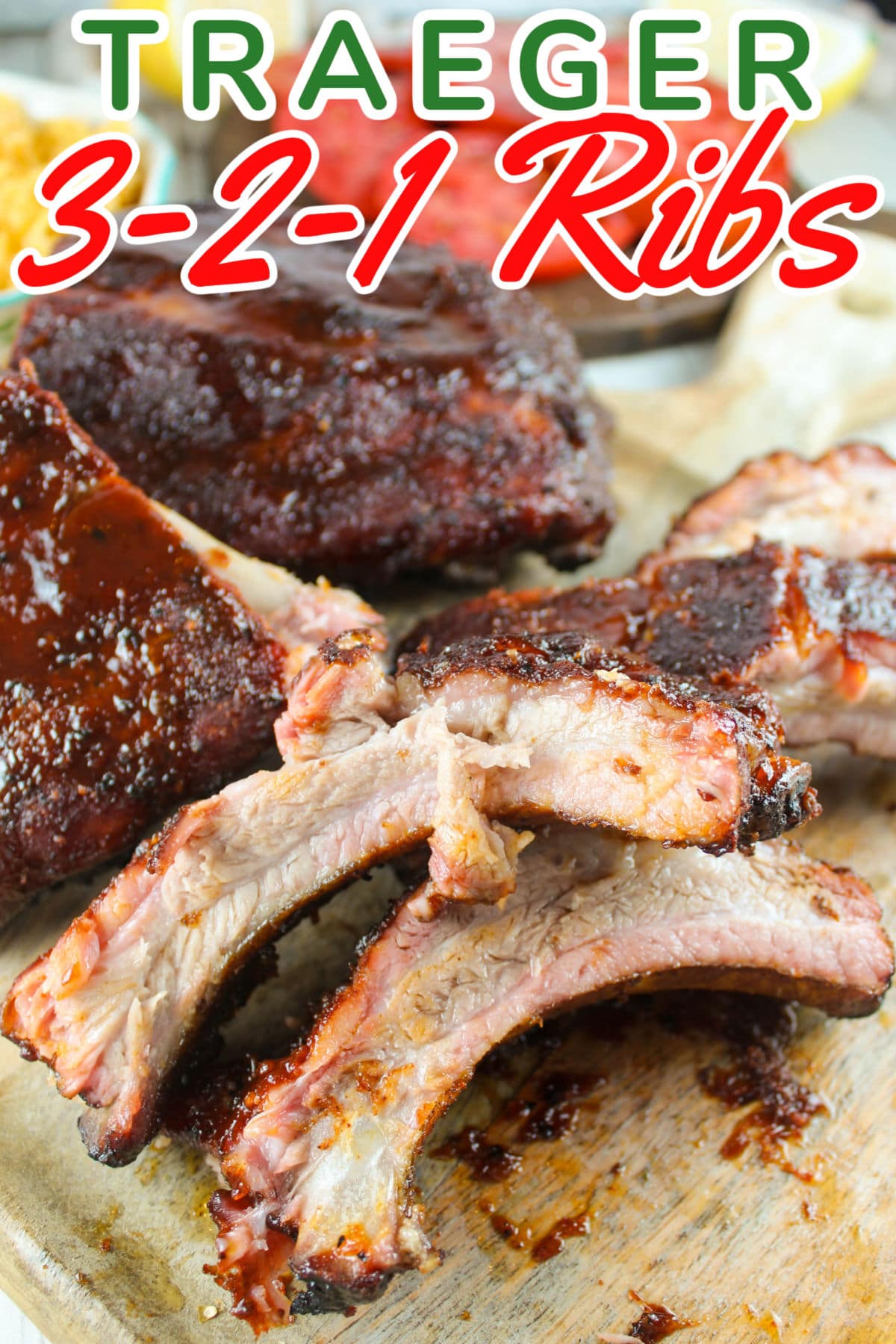 Traeger 3-2-1 Ribs are so freakin simple!!!! Like - why did I not make these 2 years ago when I got my Traeger???? And all you need is a rub, a little sauce and a little juice (or soda - or beer - just open the fridge). And don't worry -they're delicious too!!! via @foodhussy