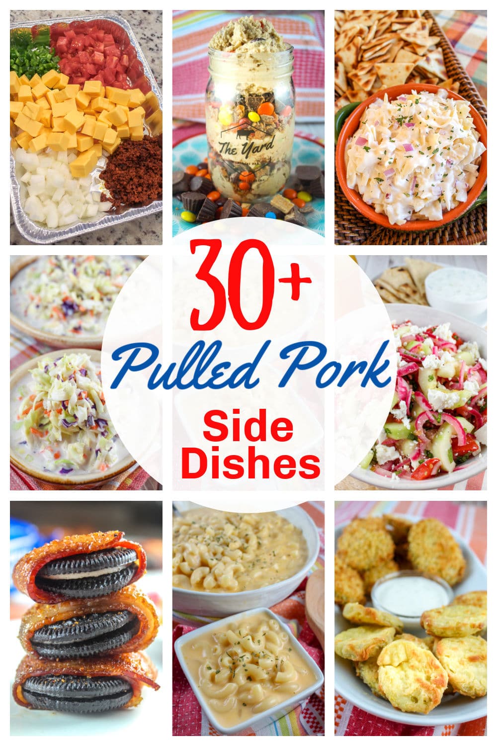 The dilemma of what to serve with pulled pork is a fun one! I mean - pulled pork is my ab fab favorite potluck food but what I love almost as much - are the sides that go perfectly with it! Whether it's a cole slaw - beans or even a super healthy salad - I've got over 30 side dishes that will make your next get together a smash! via @foodhussy