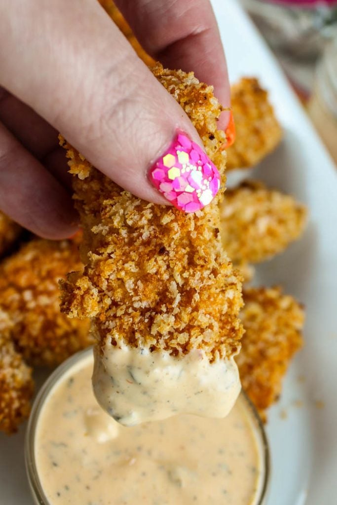 Air Fryer Buffalo Chicken Fries