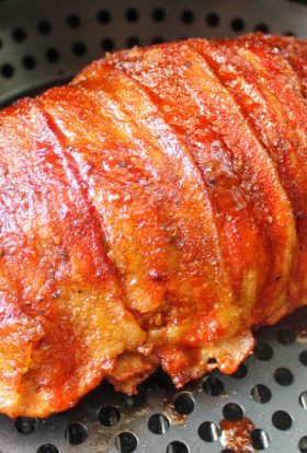 Traeger Smoked Bacon-Wrapped Meatloaf