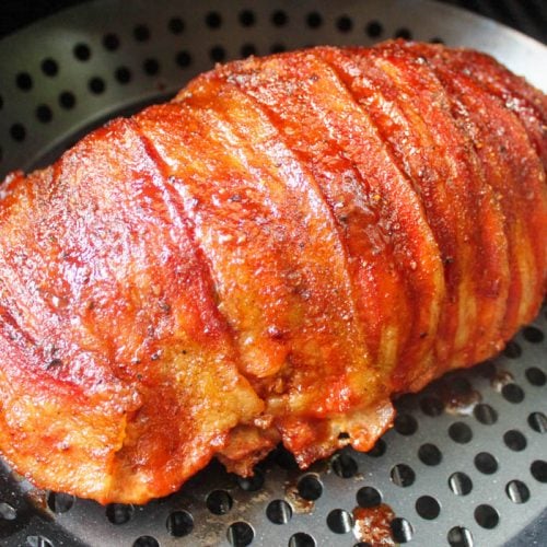 Traeger Smoked Bacon-Wrapped Meatloaf