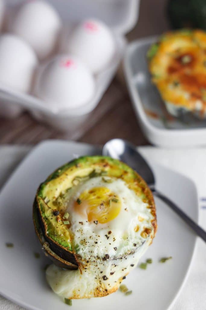 Air Fryer Avocado Eggs