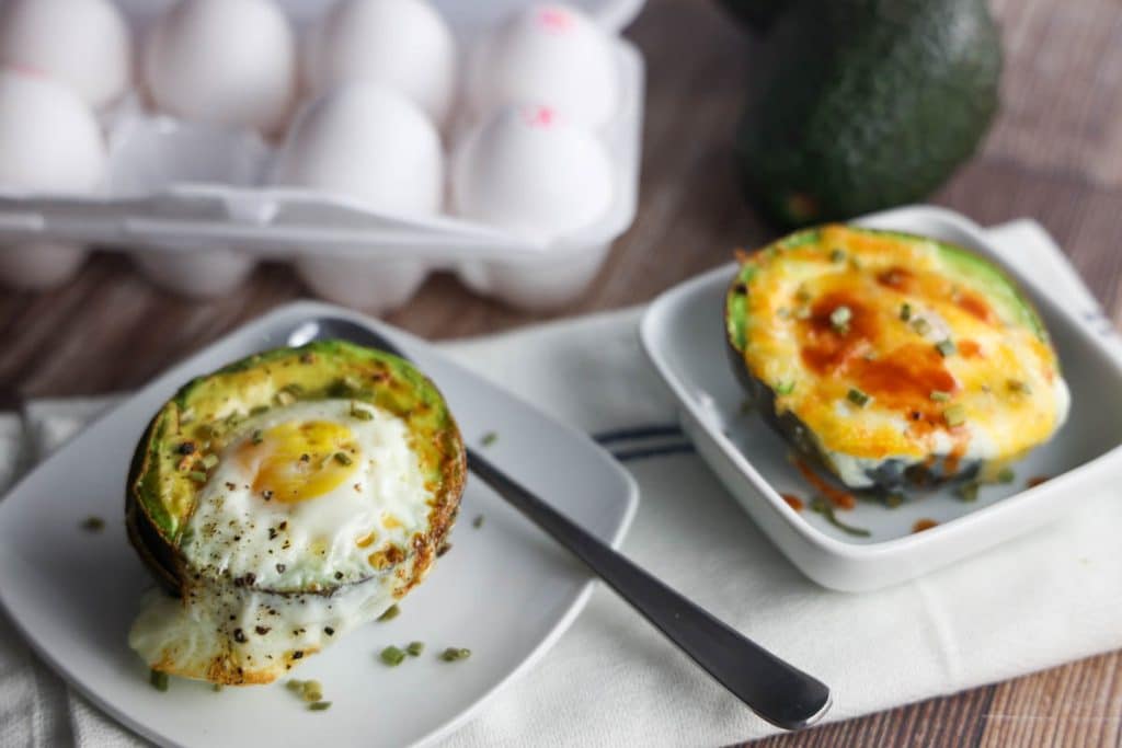 Air Fryer Avocado Eggs