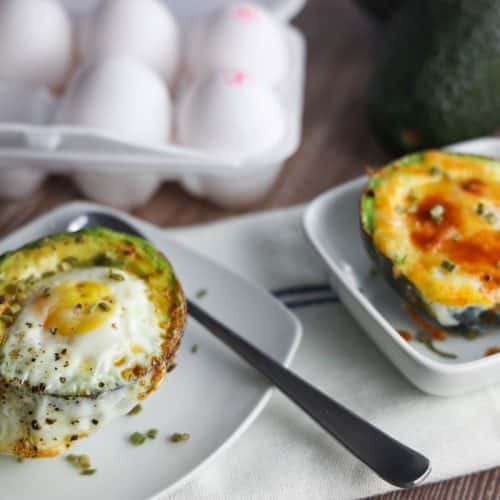 Air Fryer Avocado Eggs