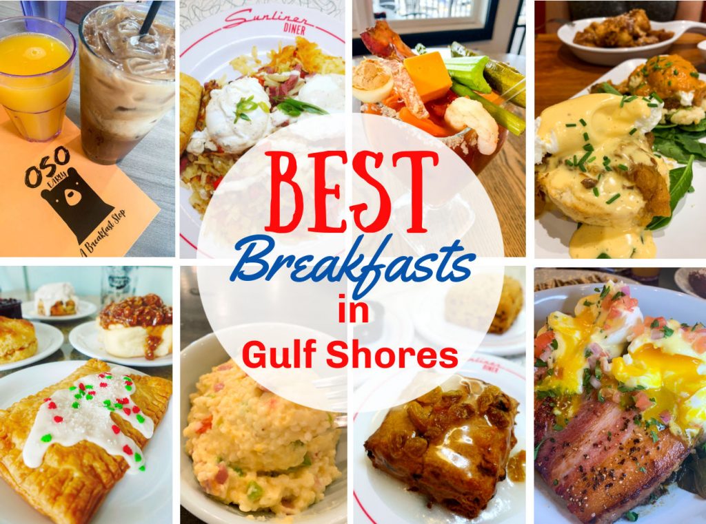 These are the BEST breakfasts in Gulf Shores! I recently went on vacation down there and it’s always my favorite spot. My favorite meal of the day is breakfast and I have definitely eaten my way through Gulf Shores – so you can trust me on this one!