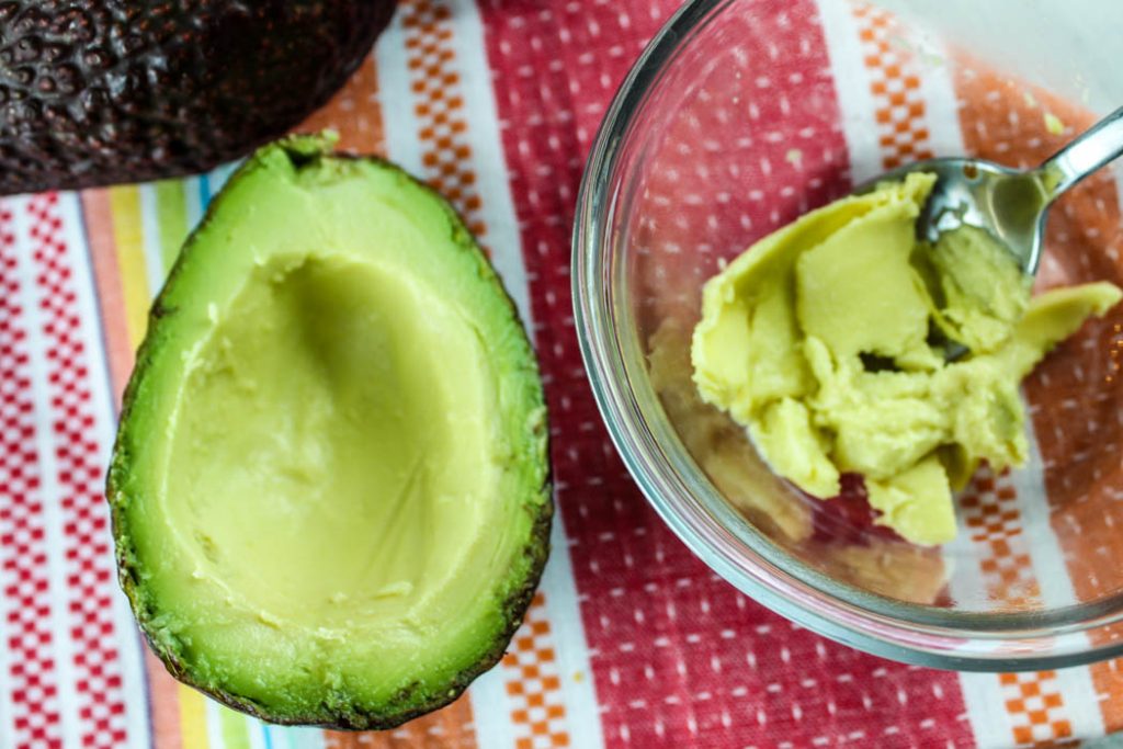 Air Fryer Avocado "Baked" Eggs