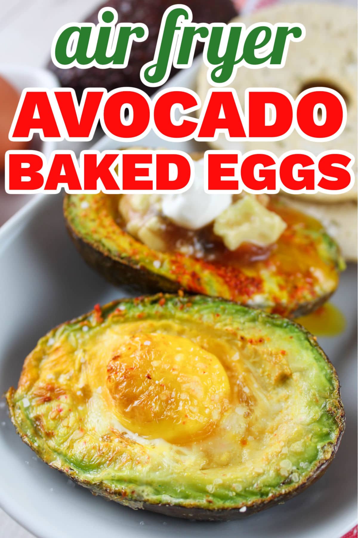 Air Fryer Avocado "Baked" Eggs are my new FAVORITE way to eat eggs! I literally ate them three times last week! It's the perfect start to your morning and the creamy avocados are even better when you air fry them! Who knew?!
 via @foodhussy