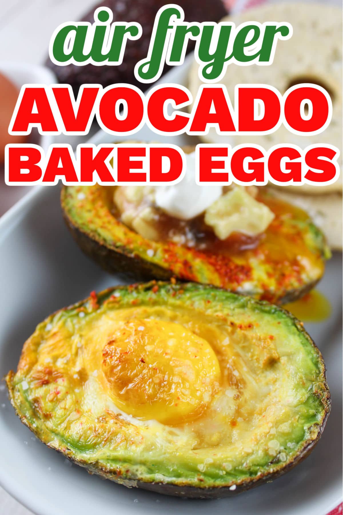 Air Fryer Avocado "Baked" Eggs are my new FAVORITE way to eat eggs! I literally ate them three times last week! It's the perfect start to your morning and the creamy avocados are even better when you air fry them! Who knew?!
 via @foodhussy