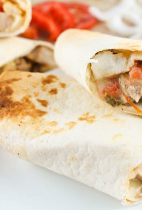 Copycat Santa Fe Chicken Wrap