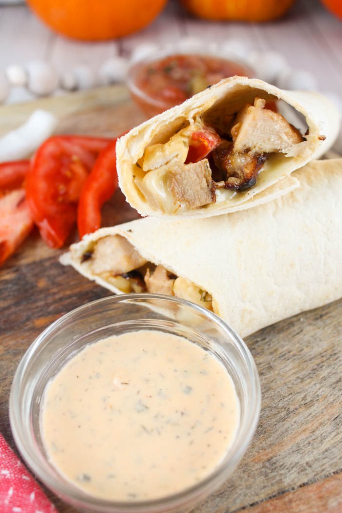 Copycat Santa Fe Chicken Wrap