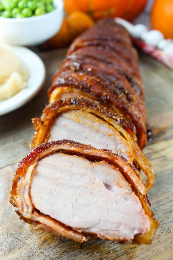 Traeger Smoked Bacon-Wrapped Pork Tenderloin