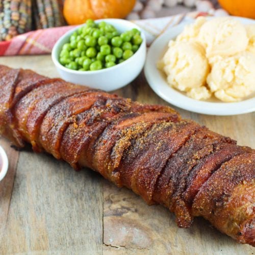 Traeger Smoked Bacon-Wrapped Pork Tenderloin